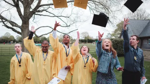 BBC Kyle and friends at graduation